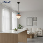 Bild in Gallery-Viewer laden, Frovela Minimalistische Nordische Macaron Pendelleuchte für Esszimmer & Gemütliche Ecken