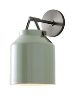 Load image into Gallery viewer, Hanton Minimal Cylinder Henry Wall Sconce - Morandi Glass and Metal Accent