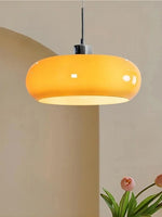 Bild in Gallery-Viewer laden, Nordic Metal Bauhaus Glas Pendelleuchte