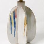 Load image into Gallery viewer, Blue Botanical Ceramic Table Lamp