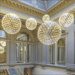Load image into Gallery viewer, Silver Spark Ball Pendant Light