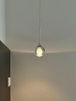Load image into Gallery viewer, Moon Clear Glass Ball Pendant Light