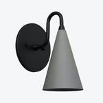 Load image into Gallery viewer, Curved Metal Shade Sconce Vintage Style Wall Light - Entryway Stairwell Lighting
