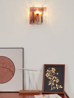 Cargar imagen en el visor de la Galería, Lámpara de pared arquitectónica Verdura con diseño de panel de vidrio