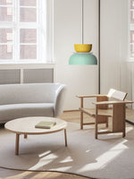 Cargar imagen en el visor de la Galería, Lámpara colgante con pantalla de cuenco de acrílico colorido Macaron