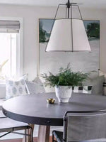 Load image into Gallery viewer, Dumora Modern Minimalist Fabric Tapered Pendant Lamp