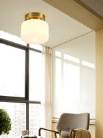Load image into Gallery viewer, Minimalist Flush Mount Ceiling Light – Classic Shape For Hallway Use