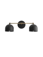 Load image into Gallery viewer, Metio Dome Vanity Wall Light – Mid-Century Fixture for Bathroom