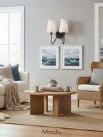 Load image into Gallery viewer, Rowan Fabric Shade Wall Sconce – Modern Industrial Light for Bedroom