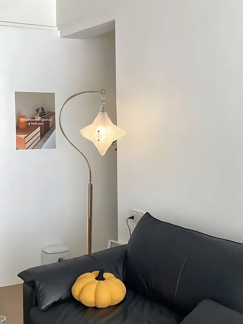 Art Deco Star Floor Lamp – Modern Standing Lamp for Living Spaces – Astris Orion