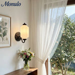 Charger l'image dans la visionneuse de galerie, Applique murale vintage en verre laiteux festonné Eloise - Éclairage d'appoint moderne pour salle de bain et chambre