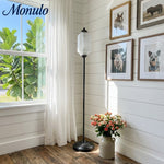 Load image into Gallery viewer, Eloise Decorative Glass Pumpkin Floor Lamp - Retro Organic Style for Living Rooms
