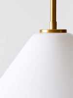 Load image into Gallery viewer, Conica Glass Cone Pendant Light - Modern Dining And Kitchen Lighting