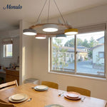 Load image into Gallery viewer, Modern Creative Colourful Circle Bird Chandelier