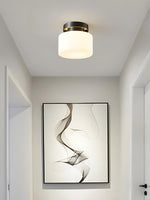 Load image into Gallery viewer, Minimalist Flush Mount Ceiling Light – Classic Shape For Hallway Use
