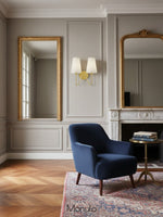 Load image into Gallery viewer, Rowan Fabric Shade Wall Sconce – Modern Industrial Light for Bedroom