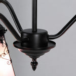 Cargar imagen en el visor de la Galería, Black iron arm and center hardware detail