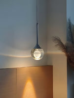 Load image into Gallery viewer, Moon Clear Glass Ball Pendant Light