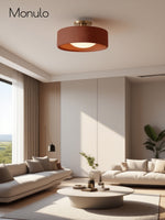 Load image into Gallery viewer, Cerova Porcelain Flush Mount Ceiling Light – Modern Low-Profile Fixture
