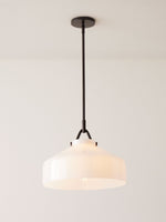 Load image into Gallery viewer, Hanton Nordic Metal Henry Pendant Light - Minimalist Glass And Metal Shade