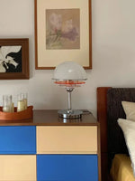 Bild in Gallery-Viewer laden, Sunset Bauhaus Vintage Stil Acryl Sonnenuntergang Tischlampe - AFTERGLOW S2