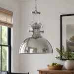 Cargar imagen en el visor de la Galería, Bauhaus chrome dome pendant light