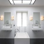 Load image into Gallery viewer, Modern Alabaster Wall Lamp – Minimalist Staircase Sconce for Hallway Corridor Lighting