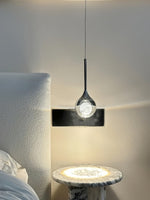 Load image into Gallery viewer, Moon Clear Glass Ball Pendant Light
