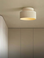 Load image into Gallery viewer, Resin Ceiling Light - Wabi Sabi Beige Flush Light for Nordic Interiors