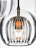 Load image into Gallery viewer, Modern Pleated Glass Pendant Light M39