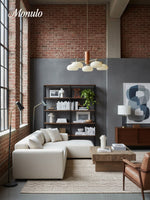 Load image into Gallery viewer, Medieval Log Style Vintage Glass Chandelier