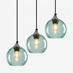 Charger l'image dans la visionneuse de galerie, Bubble Glass Globe 3 - Light Single Pendant Light With Adjustable Cord