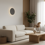 Bild in Gallery-Viewer laden, Moderne nordische runde Aluminium Minimalistische LED-Wandleuchte