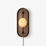 Load image into Gallery viewer, Bezel Alabaster Plug-In Wall Light with Inline Switch - product image 1