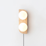 Bild in Gallery-Viewer laden, Elysian Travertine Plug-In Wall Light with Inline Switch - product image 7