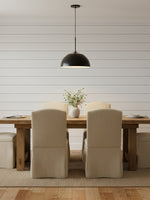 Load image into Gallery viewer, Parvion Metal Dome Pendant Light – Minimalist Modern Kitchen Fixture