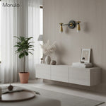 Charger l'image dans la visionneuse de galerie, Applique murale Pyralis Cone Sleek de style Art Déco avec abat-jour conique, idéale pour meuble-lavabo de salle de bain et éclairage de couloir