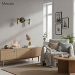 Charger l'image dans la visionneuse de galerie, Applique murale Pyralis Cone Sleek de style Art Déco avec abat-jour conique, idéale pour meuble-lavabo de salle de bain et éclairage de couloir