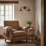 Load image into Gallery viewer, Conique Metal Industrial Wall Sconce – Dual Cone Copper Vanity Light