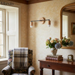 Cargar imagen en el visor de la Galería, Aplique de pared rústico bohemio Mobilux Line – Detalle de madera maciza para entradas e interiores del hogar