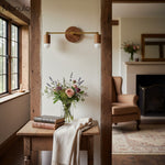 Cargar imagen en el visor de la Galería, Aplique de pared rústico bohemio Mobilux Line – Detalle de madera maciza para entradas e interiores del hogar