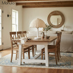 Bild in Gallery-Viewer laden, Olvara Boho Rattan Bubble Tischlampe – Verspielte Kinderbeleuchtung im gemütlichen Boho-Stil für Kinderzimmer oder Schlafzimmer