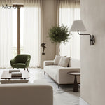 Load image into Gallery viewer, Arlen Modern Minimalist Fabric Wall Sconce – Soft Glow Wall Lamp for Bedroom & Living Room