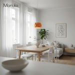 Load image into Gallery viewer, Clinco Modern Coloured Glass Mushroom Pendant Lamp – Stylish Ambient Lighting for Boutique & Residential Spaces