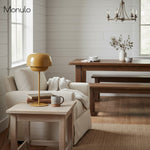 Cargar imagen en el visor de la Galería, Lámpara de mesa Clinco con diseño escultórico moderno en forma de seta: ideal para el salón o el dormitorio.