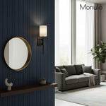 Load image into Gallery viewer, Mavora Minimalist Hammered Metal Linear Wall Light – Contemporary Accent Lighting Fixture