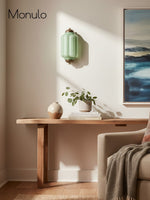 Load image into Gallery viewer, Vintage Milk Glass Flush Eloise Wall Sconce for Bedside Hallway