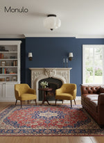 Load image into Gallery viewer, Retro Milk Semi Flush Mount Eloise Ceiling Light