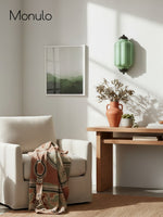Load image into Gallery viewer, Vintage Milk Glass Flush Eloise Wall Sconce for Bedside Hallway