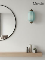 Load image into Gallery viewer, Vintage Milk Glass Flush Eloise Wall Sconce for Bedside Hallway